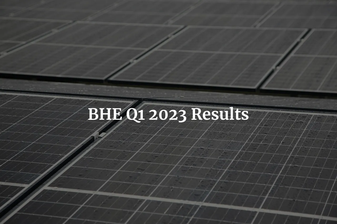 BHE Q1 2023 Results: A Tale of Tax Benefits and Decreasing Earnings