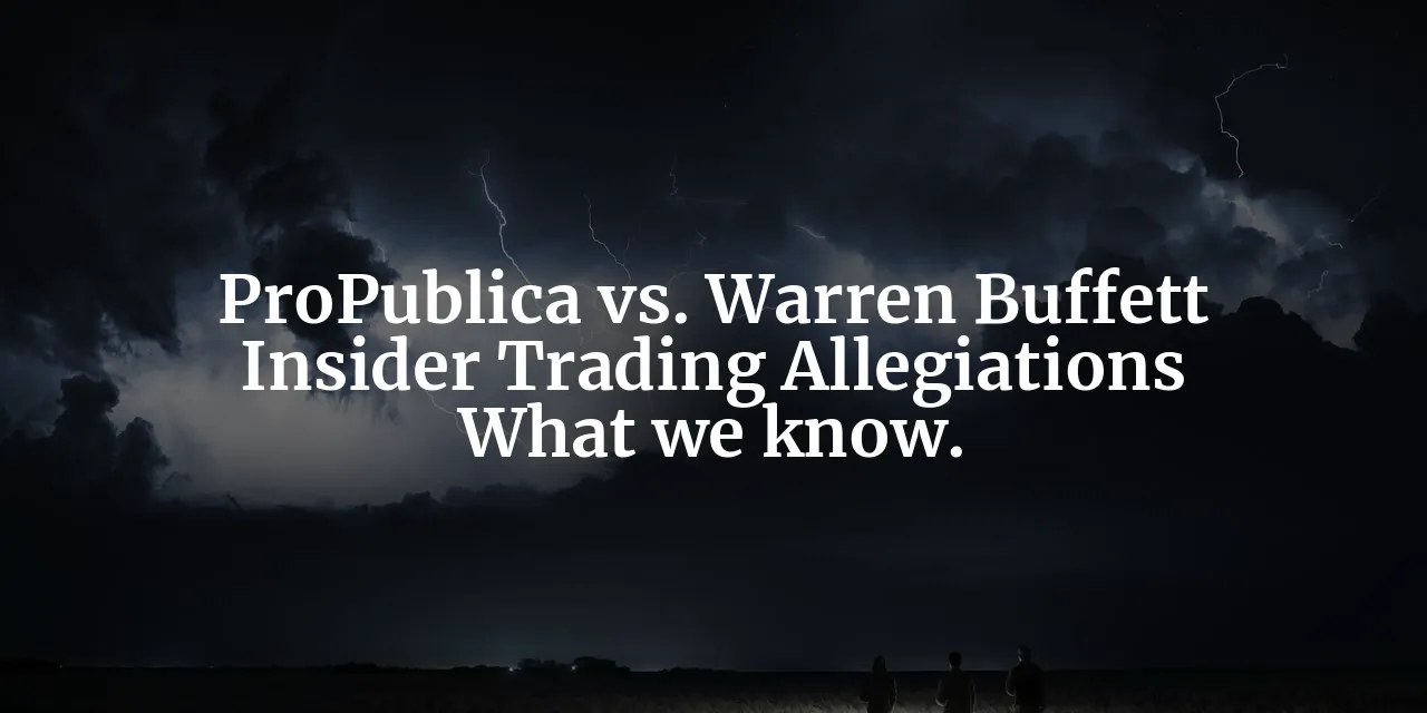 problucia-vs-warren-buffett-insider-trading-allegiations
