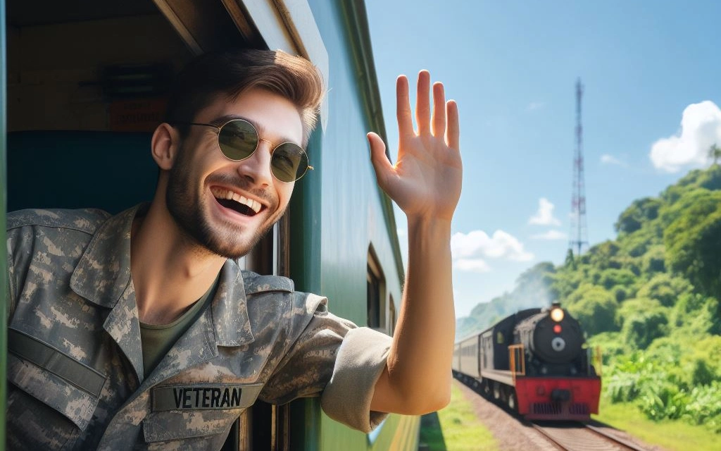 Young Veteran Waving Out Of Bnsf Train Happy_1024x640