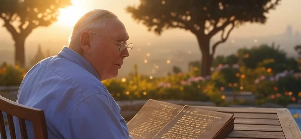 Charlie Munger Reading An Old Book In Heaven Still Reading