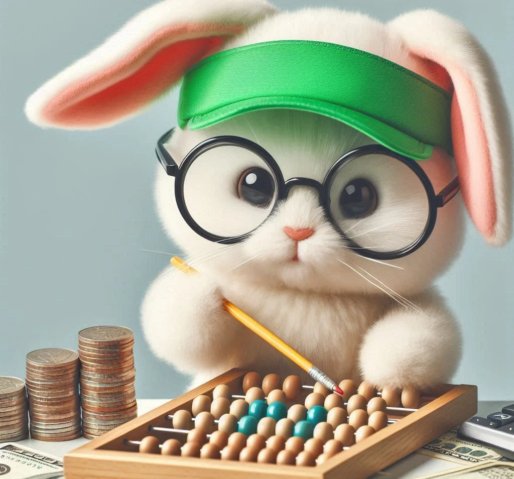 Consumer Products Bunny Counting Money