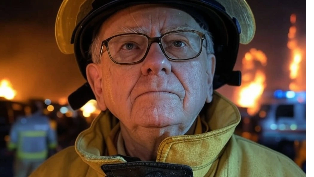 Warren Buffett As Firefighter Worried