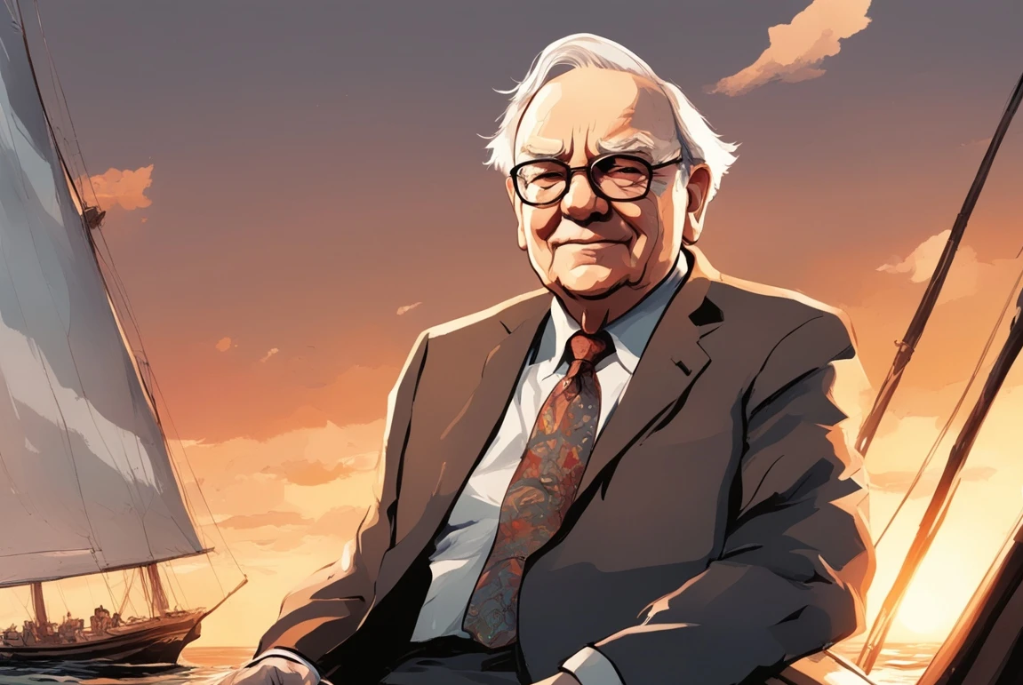 Warren Buffett Sailing The American Tailwind
