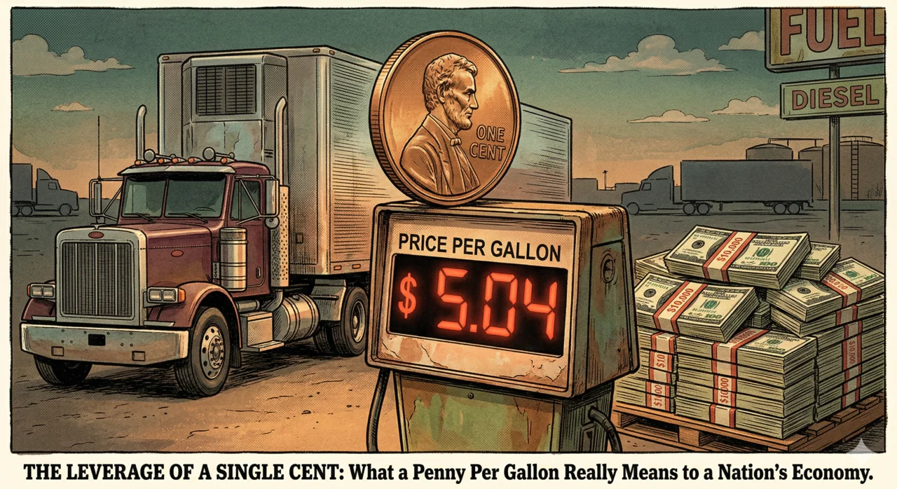 The leverage of a single cent per gallon